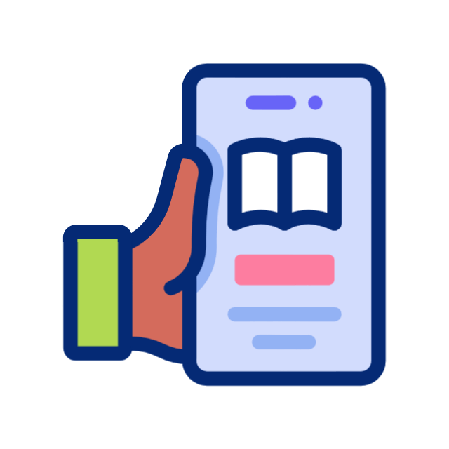 Online education animated icon Online education animated icon