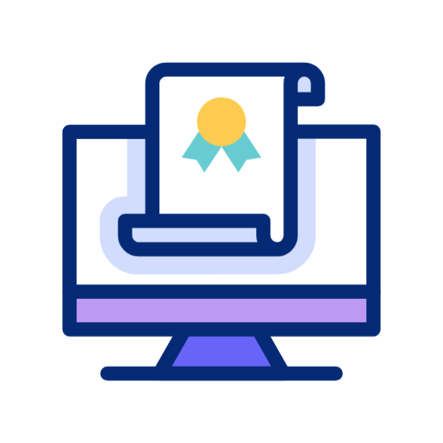 Онлайн-образование animated icon Онлайн-образование animated icon