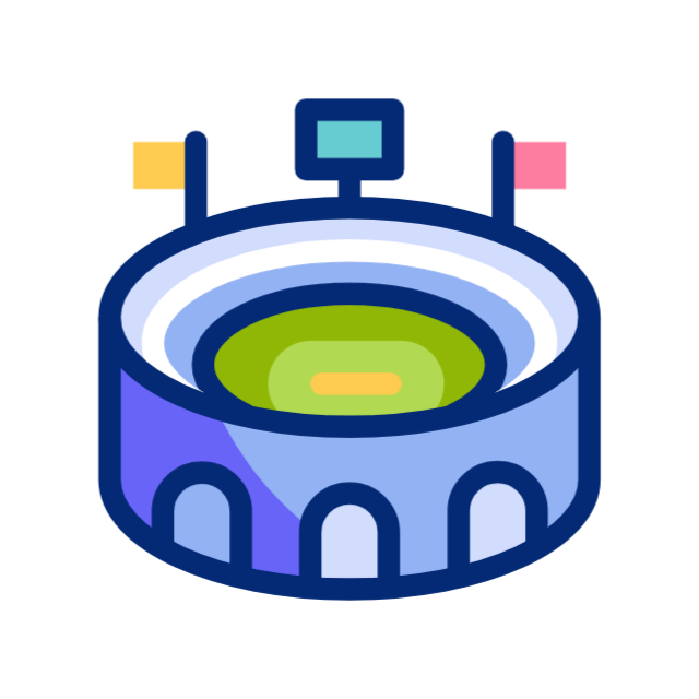 스포츠 경기장 animated icon 스포츠 경기장 animated icon