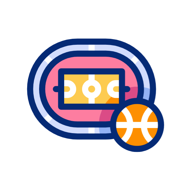 Sports stadium animated icon Sports stadium animated icon