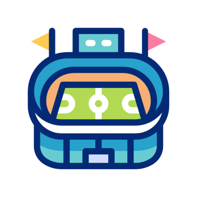 Спортивный стадион animated icon Спортивный стадион animated icon