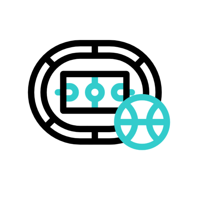 Sports stadium animated icon Sports stadium animated icon