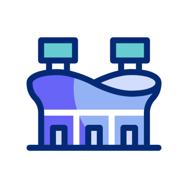 Sports stadium animated icon Sports stadium animated icon
