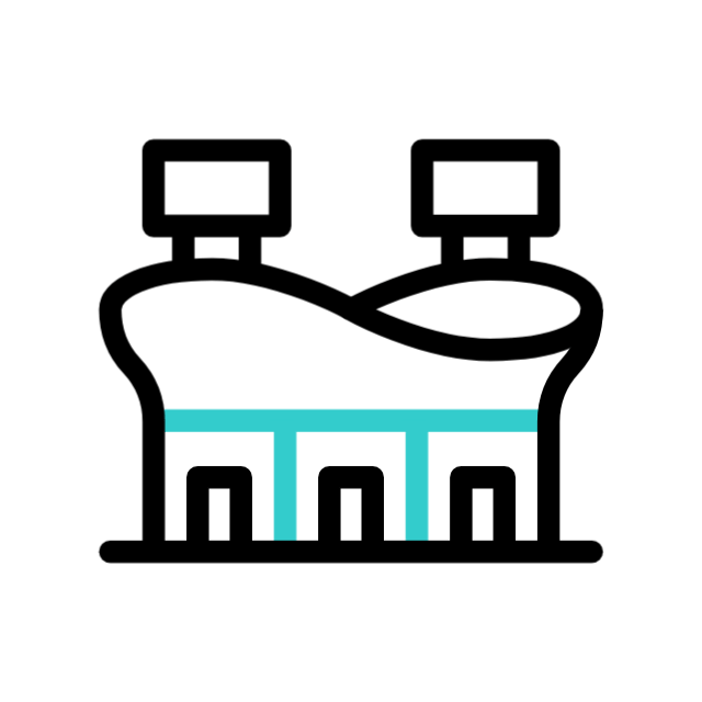 Спортивный стадион animated icon Спортивный стадион animated icon