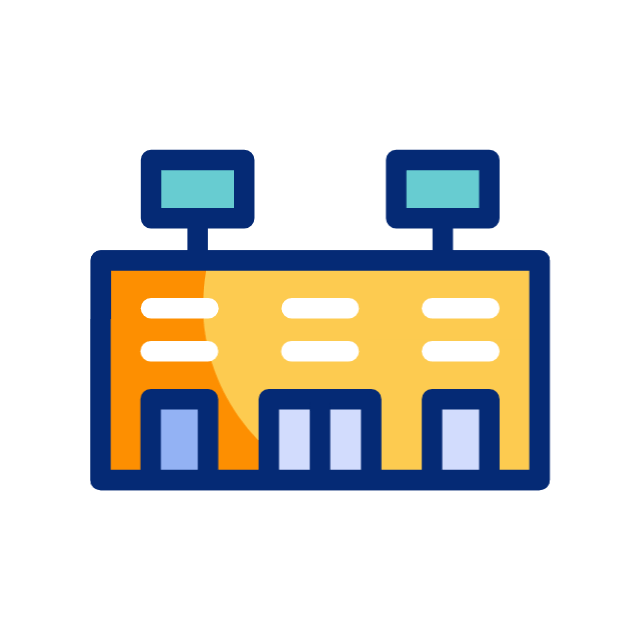 Sports stadium animated icon Sports stadium animated icon