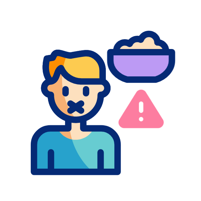 Eating disorder animated icon Eating disorder animated icon