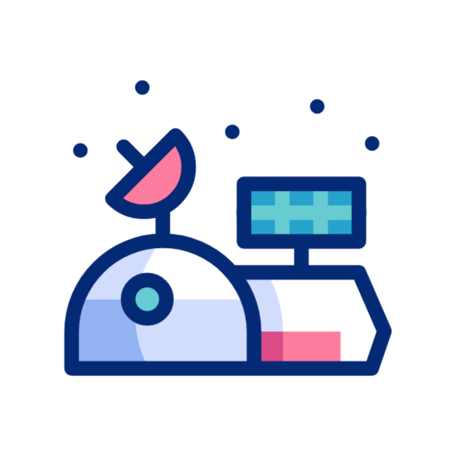 Astronaut animated icon Astronaut animated icon