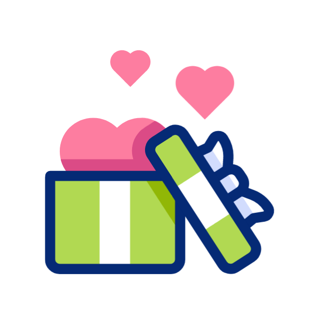 Valentines day animated icon Valentines day animated icon
