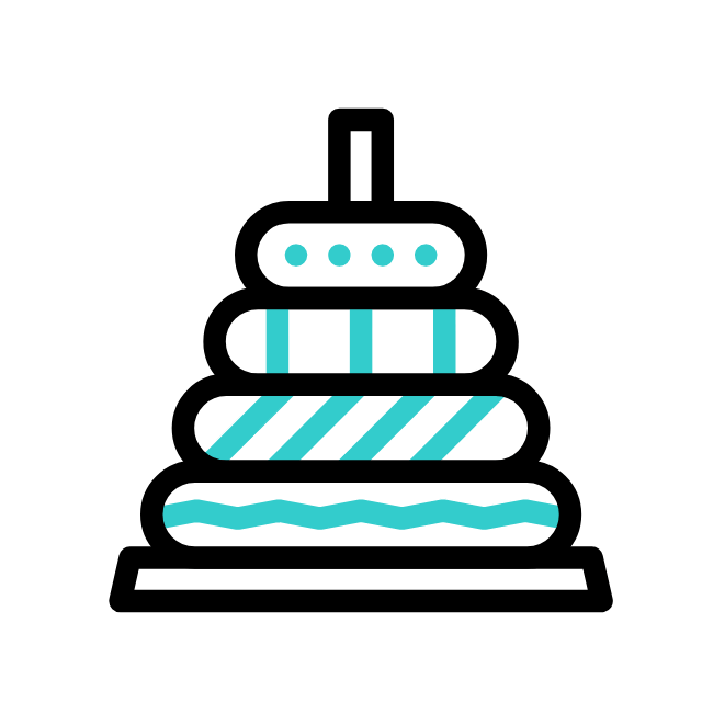 Spinning top animated icon Spinning top animated icon