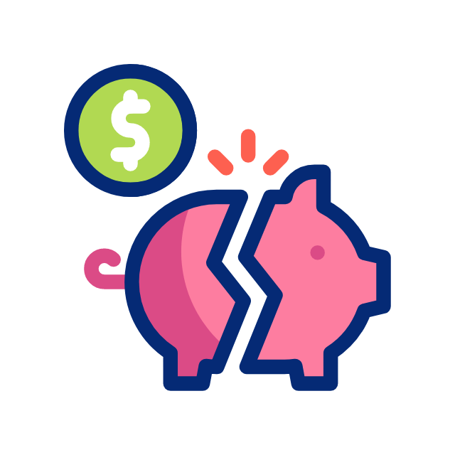 Recession animated icon Recession animated icon