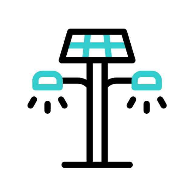 Solar panel animated icon Solar panel animated icon
