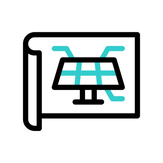 태양광 패널 animated icon 태양광 패널 animated icon