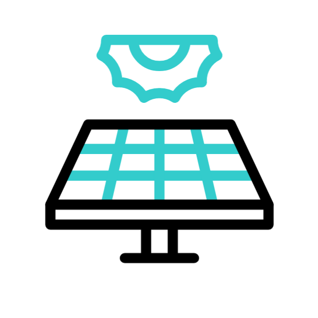 Solar panel animated icon Solar panel animated icon