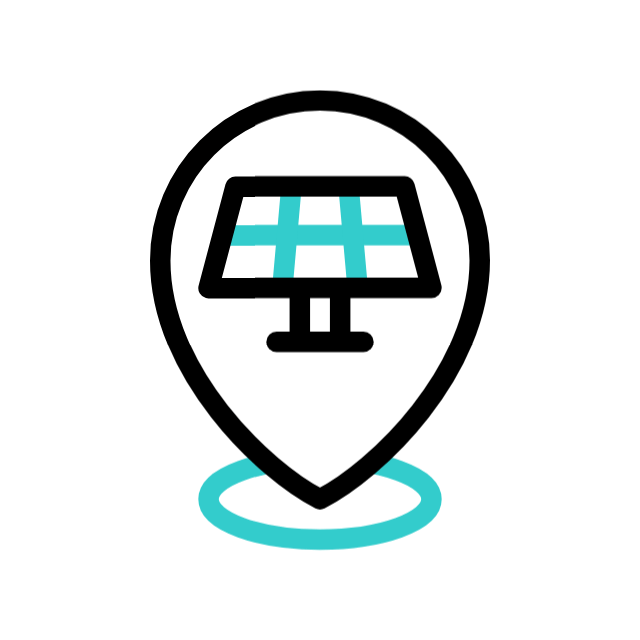 Solar panel animated icon Solar panel animated icon