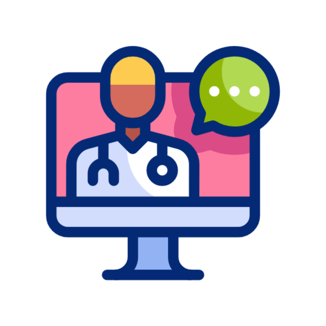 원격진료 animated icon 원격진료 animated icon