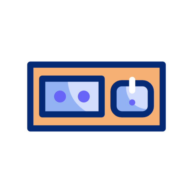 가스 스토브 animated icon 가스 스토브 animated icon
