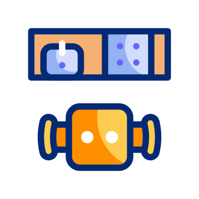 Gas stove animated icon Gas stove animated icon