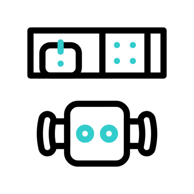 Gas stove animated icon Gas stove animated icon