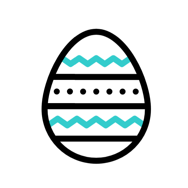 Easter eggs animated icon Easter eggs animated icon