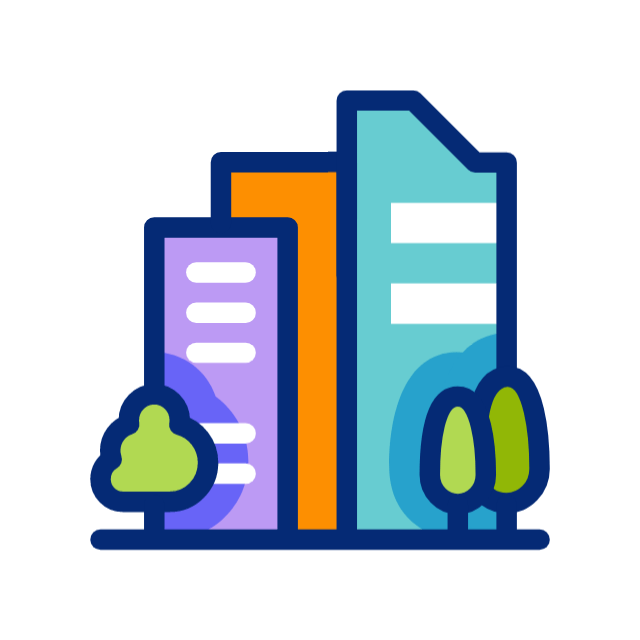grüne stadt animated icon grüne stadt animated icon