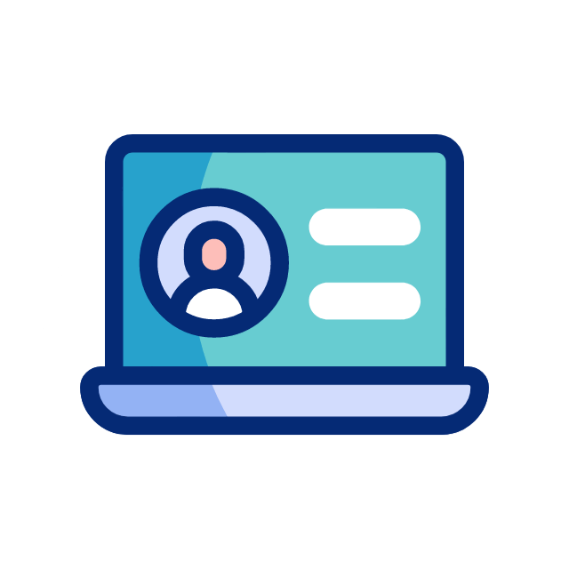 seminário on-line animated icon seminário on-line animated icon