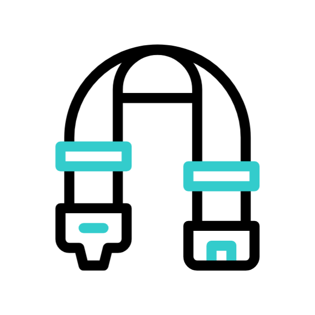 Seatbelt animated icon Seatbelt animated icon