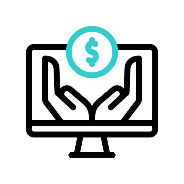 Онлайн пожертвование animated icon Онлайн пожертвование animated icon