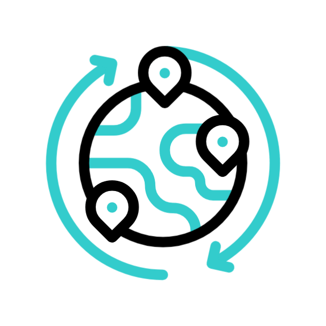지속 가능한 여행 animated icon 지속 가능한 여행 animated icon