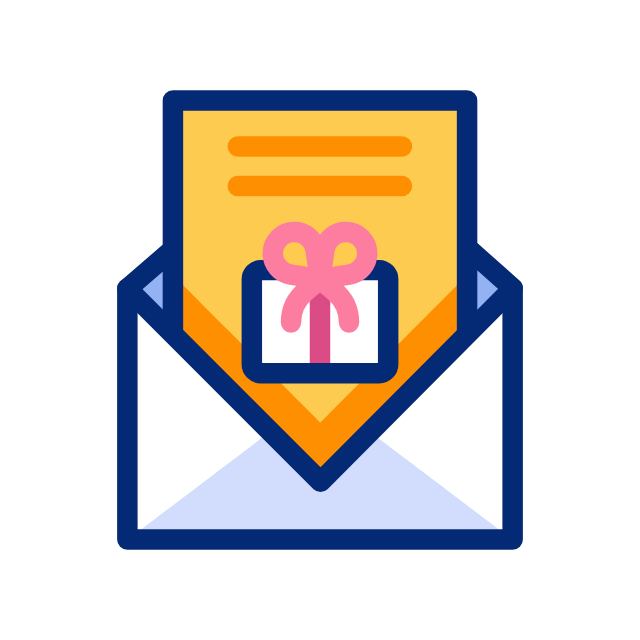 Gift card animated icon Gift card animated icon