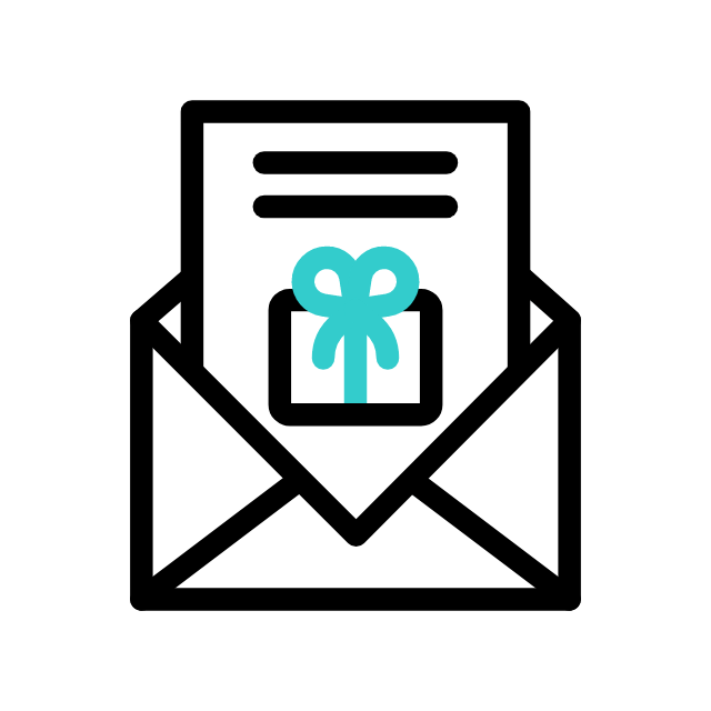 Gift card animated icon Gift card animated icon