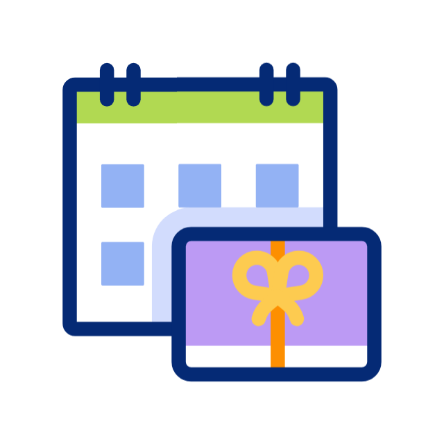 Gift card animated icon Gift card animated icon