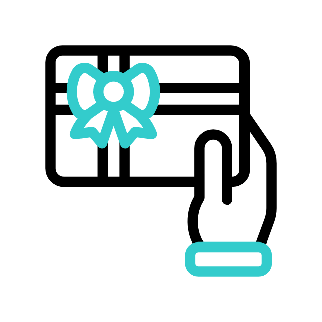 Gift card animated icon Gift card animated icon