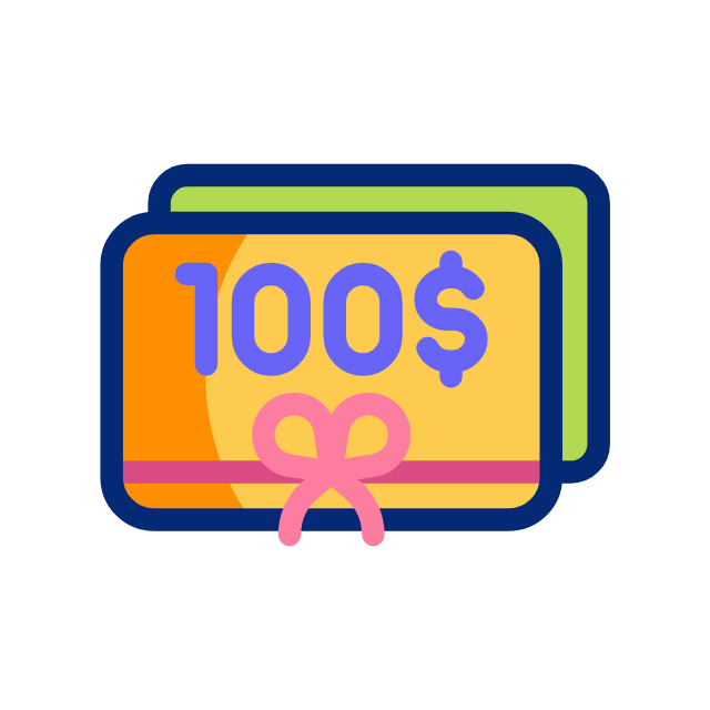 Gift card animated icon Gift card animated icon