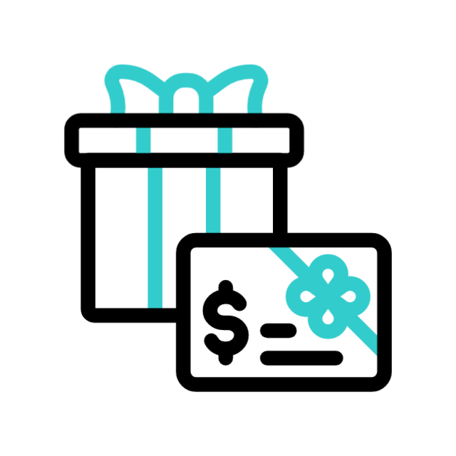 Gift card animated icon Gift card animated icon