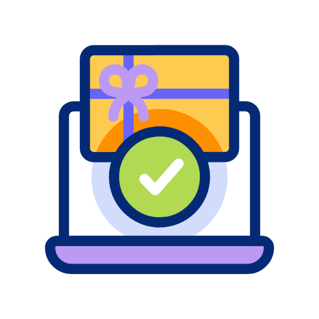 Gift card animated icon Gift card animated icon
