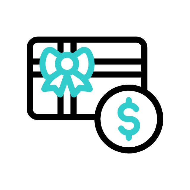 Gift card animated icon Gift card animated icon