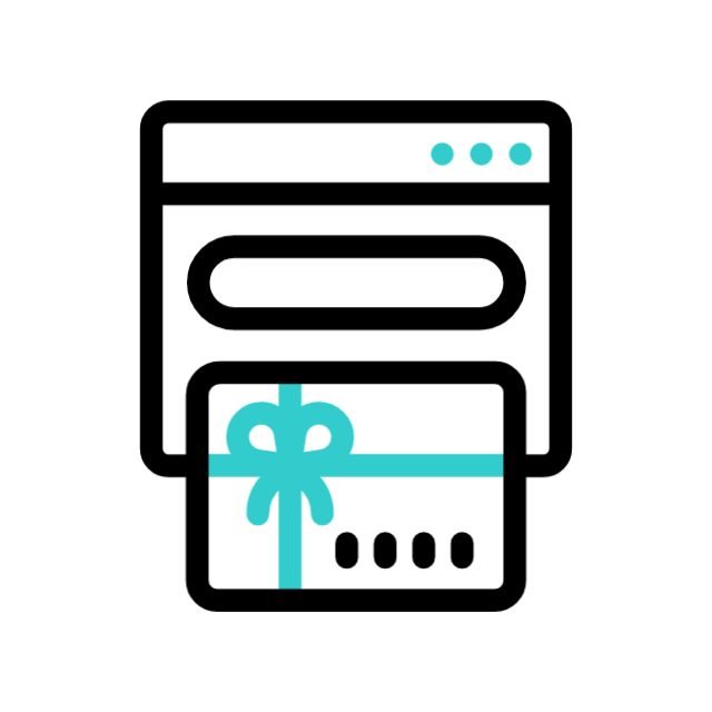 Gift card animated icon Gift card animated icon