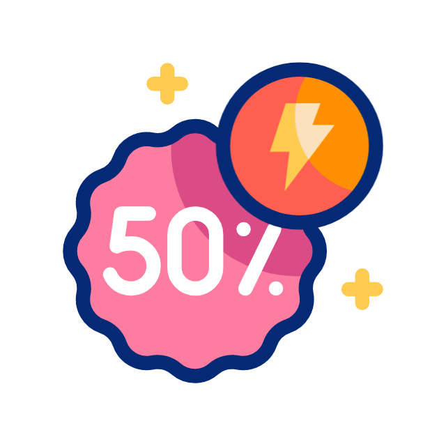 Flash sale animated icon Flash sale animated icon