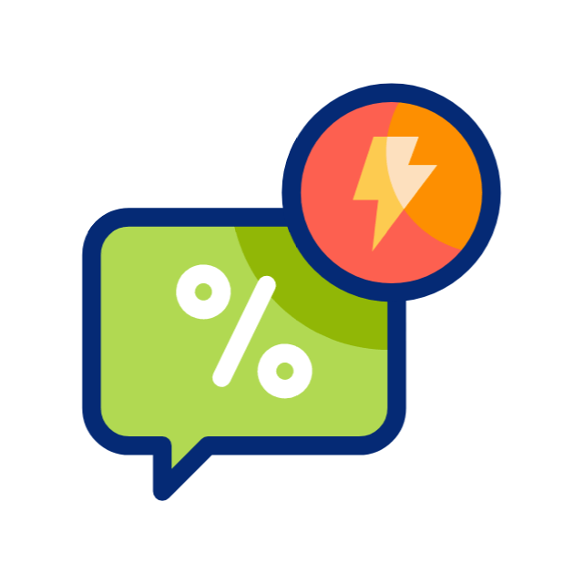 Flash sale animated icon Flash sale animated icon