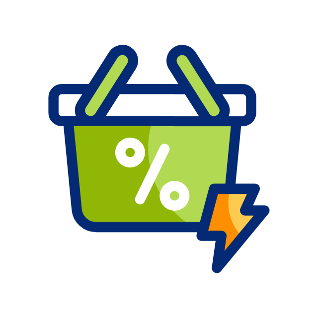 Flash sale animated icon Flash sale animated icon