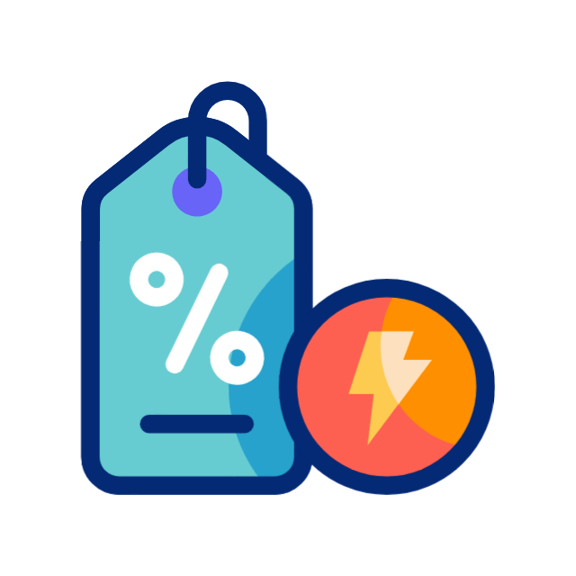 Flash sale animated icon Flash sale animated icon
