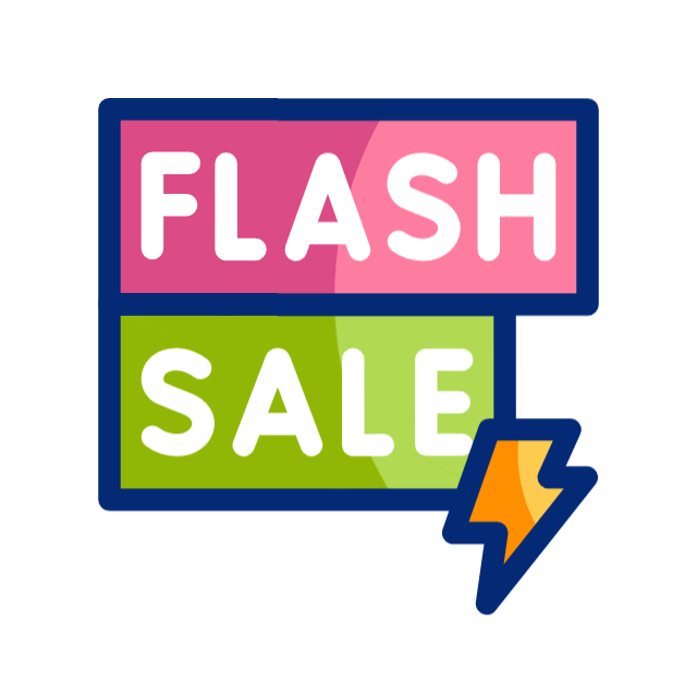Flash sale animated icon Flash sale animated icon