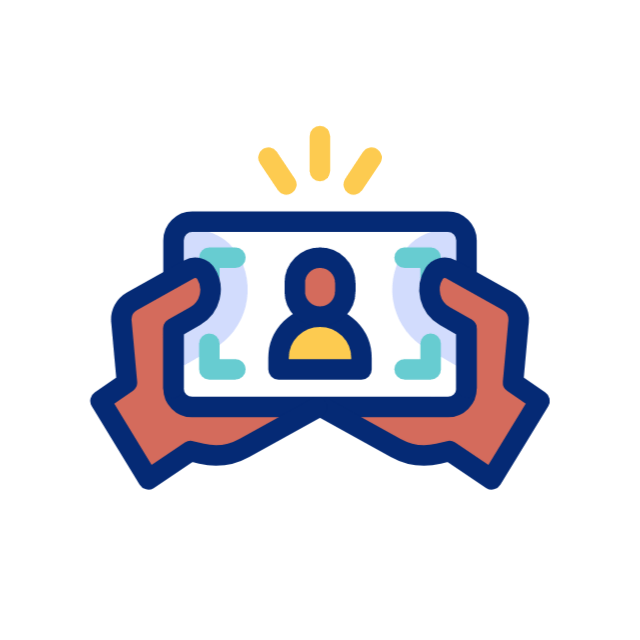 selfie animated icon selfie animated icon