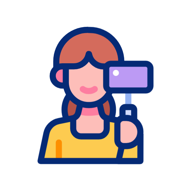 selfie animated icon selfie animated icon