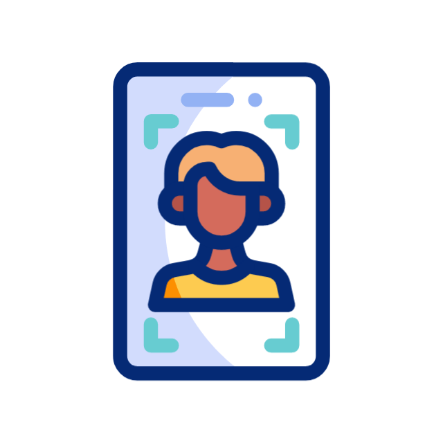 selfie animated icon selfie animated icon