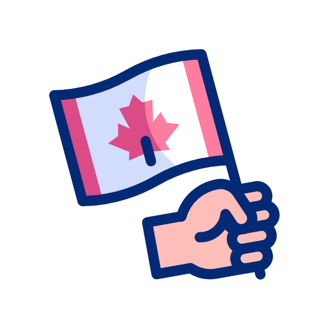 kanada-flagge animated icon kanada-flagge animated icon