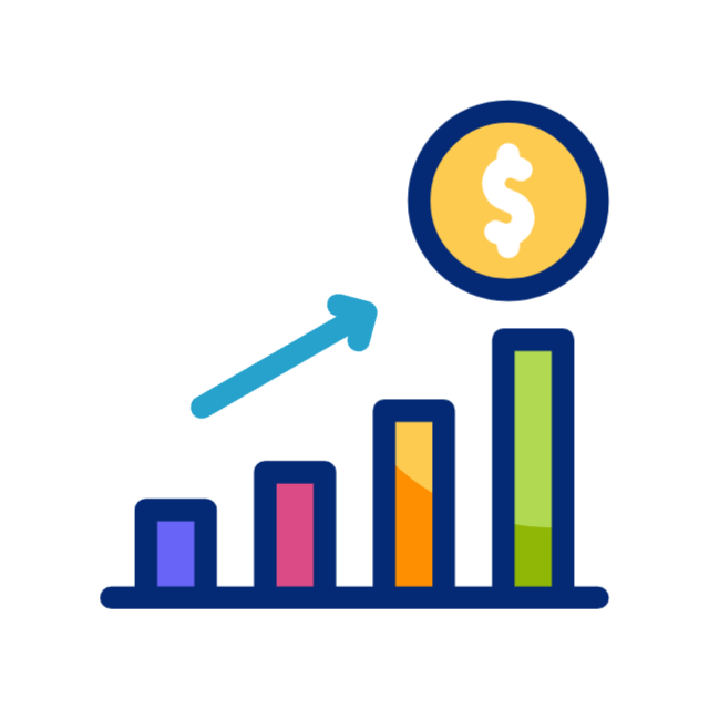 crescimento animated icon crescimento animated icon