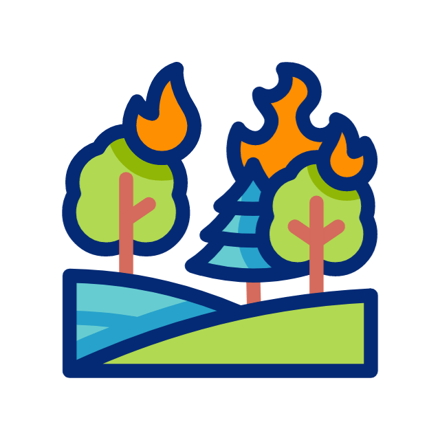 Volcano animated icon Volcano animated icon
