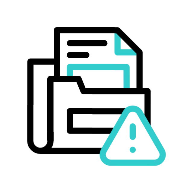 Warning animated icon Warning animated icon