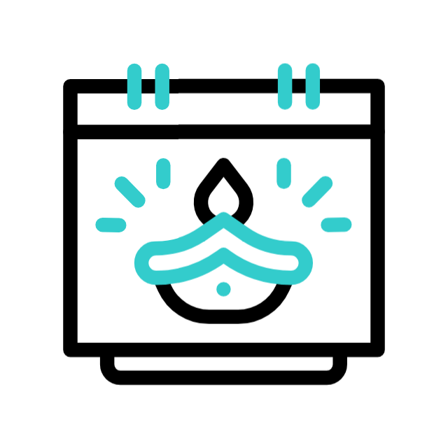 행복한 디왈리 animated icon 행복한 디왈리 animated icon